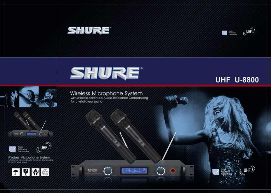 Shure UHF U-8800